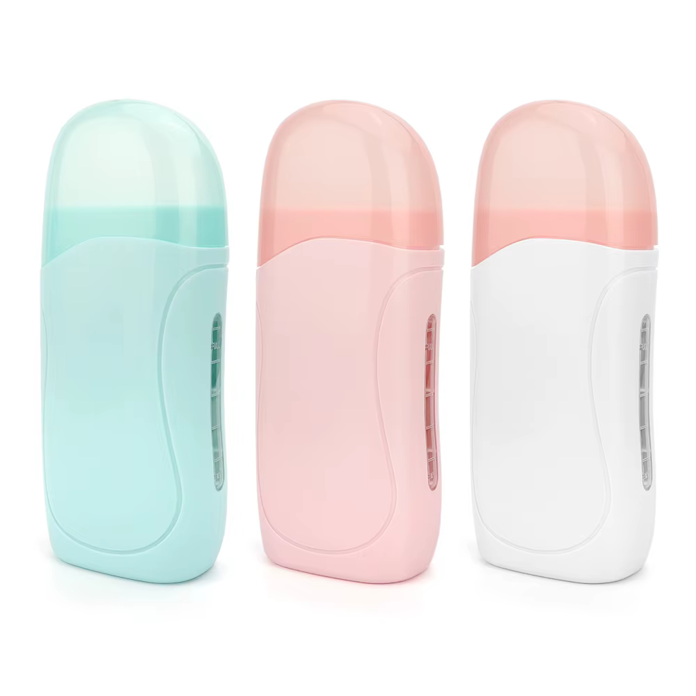 Unisexe rouleau sur cire dépilatoire crème épilation rouleau cire chauffage épilation cartouche chaude plus chaud équipement outil épilation Kit