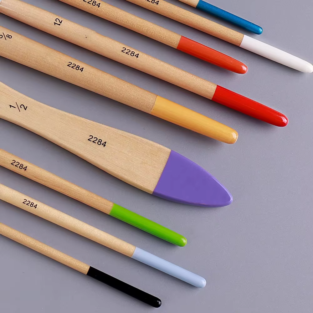 Ensemble de pinceaux pour débutants, 9 pièces, poils en Nylon pour toile, aquarelle, peinture à l'huile acrylique, outils de peinture d'artiste