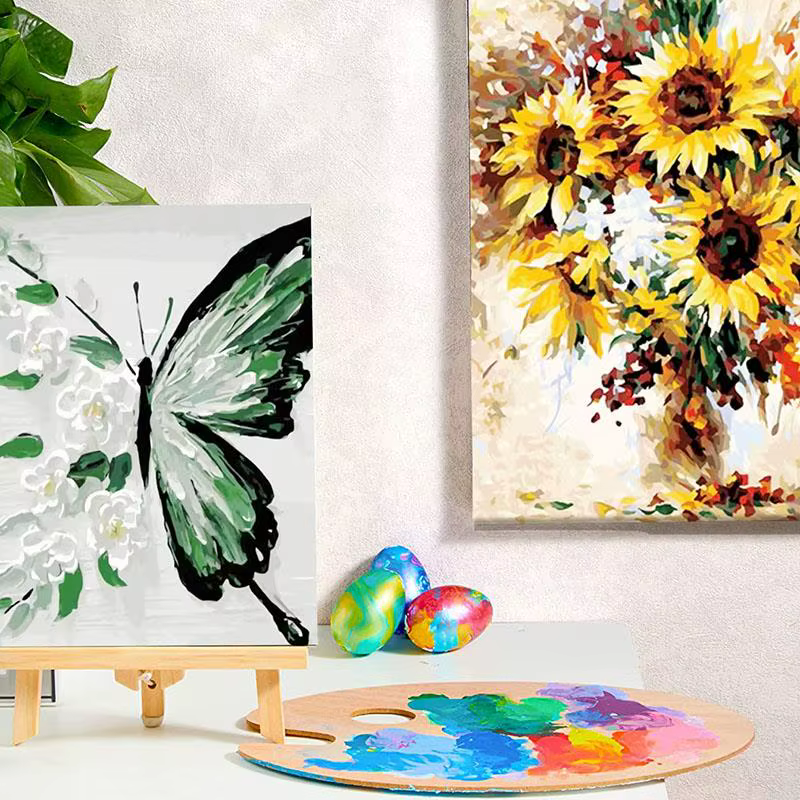 24 couleurs peinture acrylique