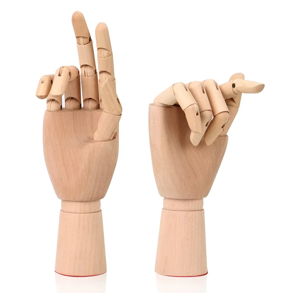 Mannequin de croquis en bois pour la décoration intérieure