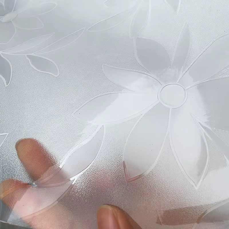 Nappe de Table ronde transparente de 1.0mm