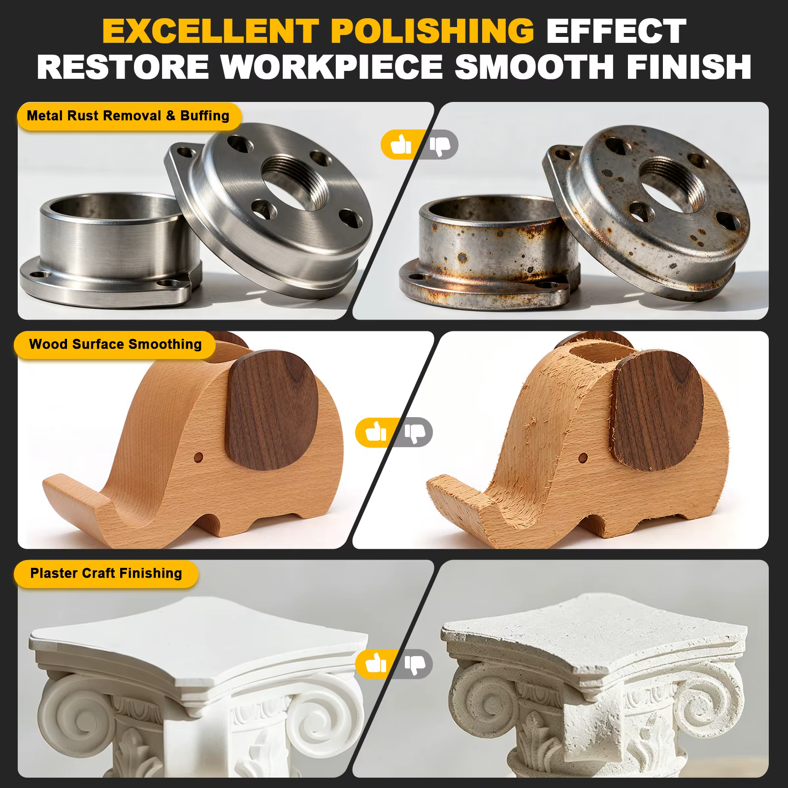 Rouleau de papier abrasif en distributeur