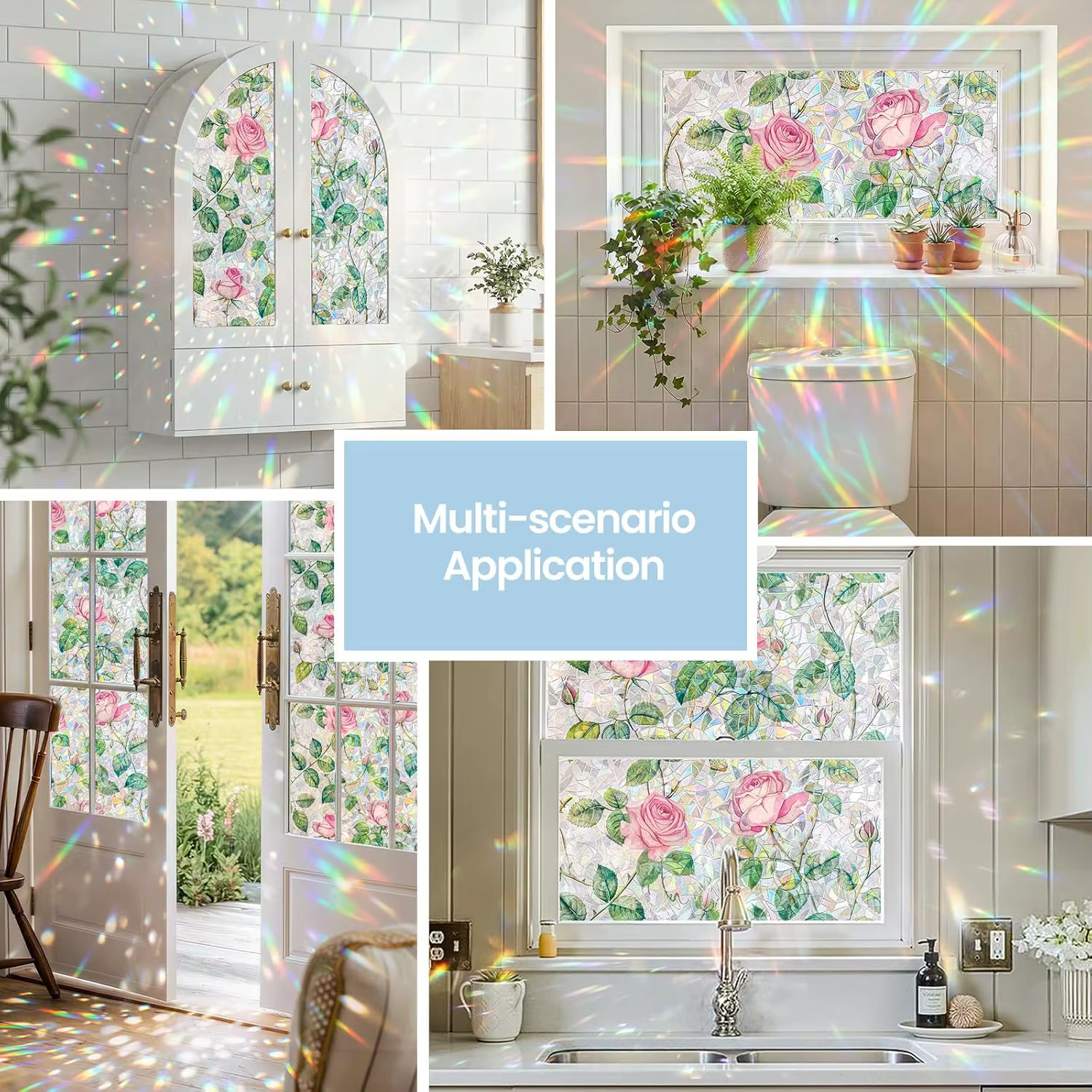 Film adhésif décoratif pour fenêtre