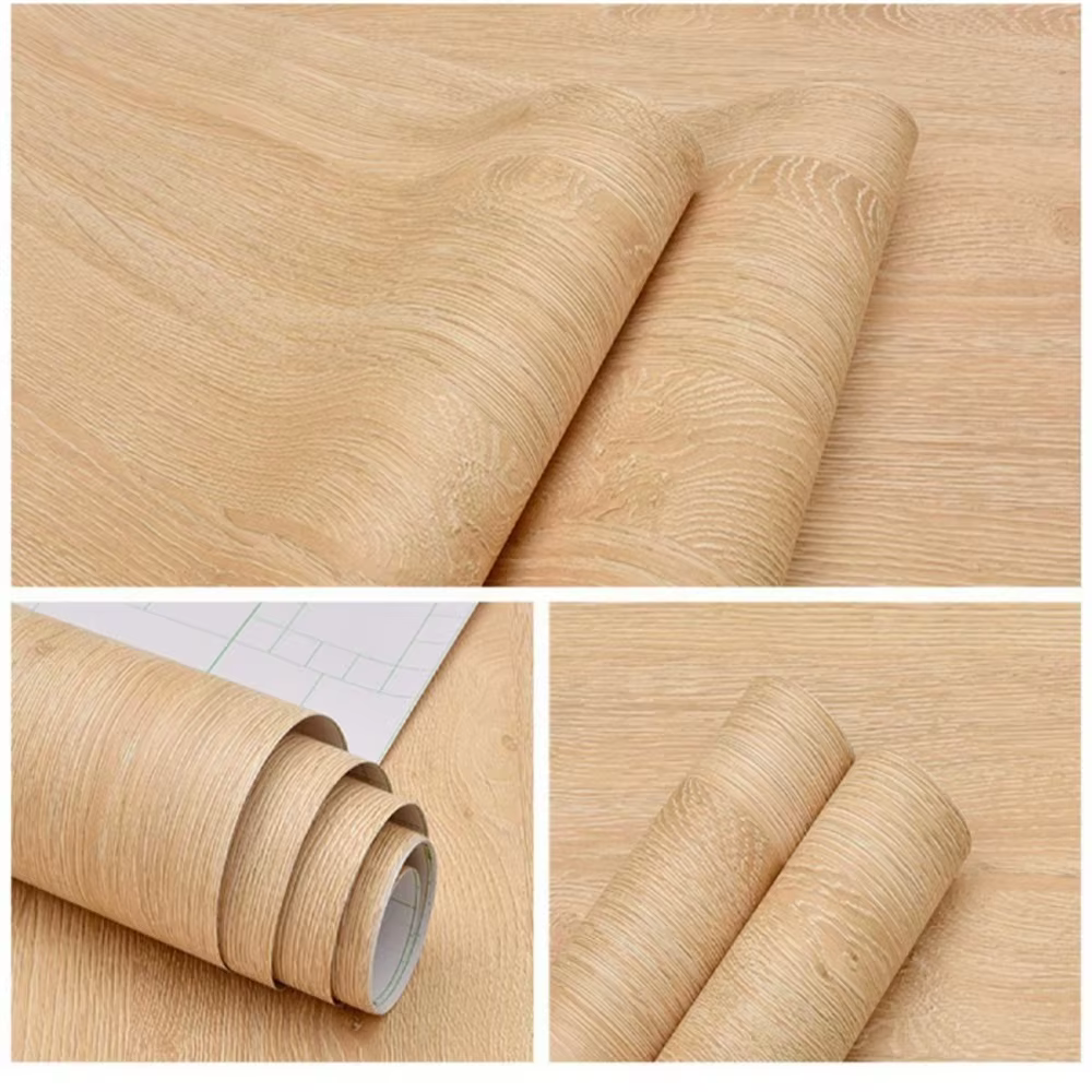 Rouleau de papier peint auto-adhésif imperméable en PVC