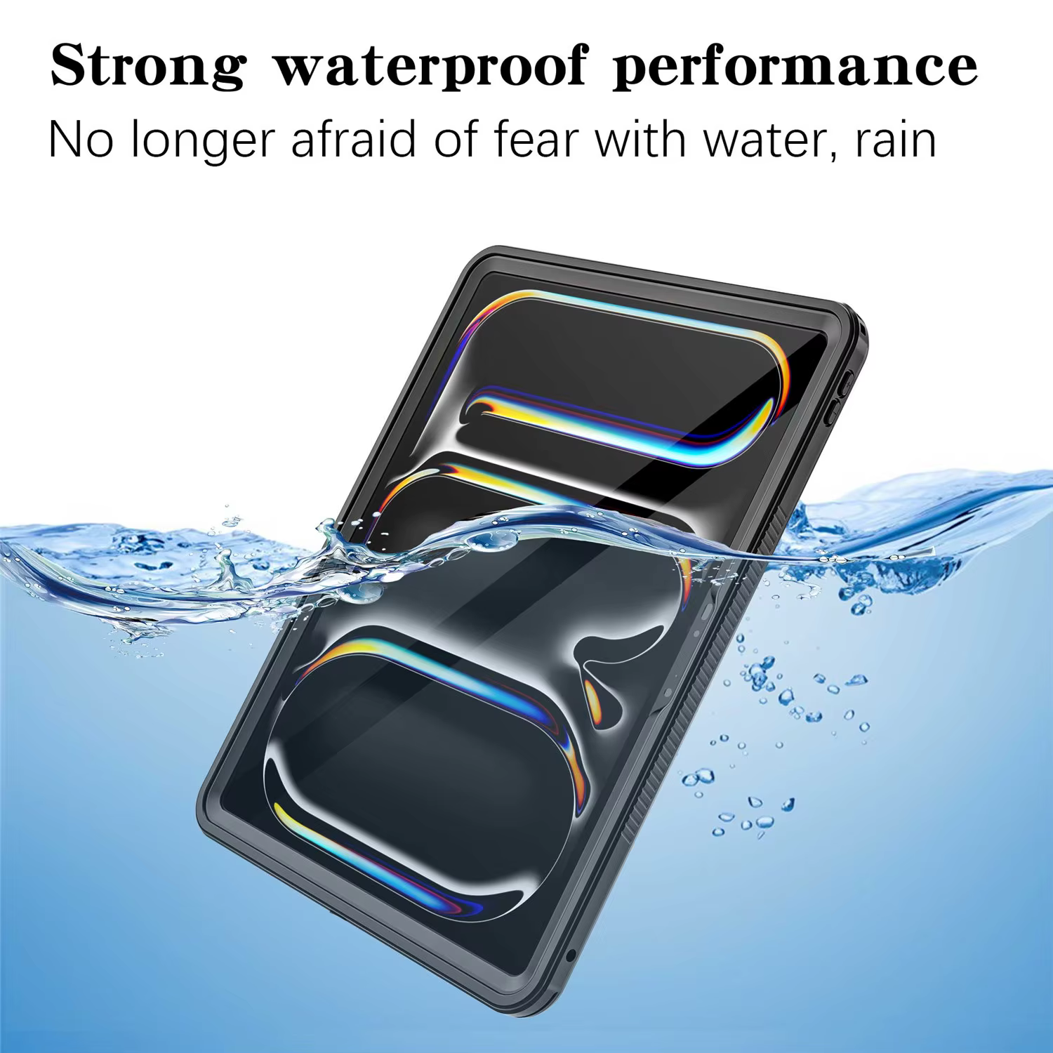 Étui pour tablette étanche 360, pour iPad Pro 13 M5 2025 Pro 11 M4 2024, tout compris, Anti-poussière, Protection Anti-chute, couverture transparente