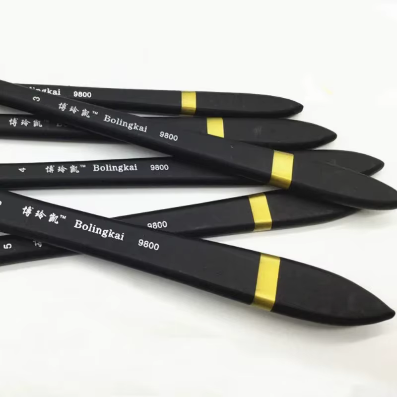 6 pièces/ensemble, brosse à poils de haute qualité pour peinture