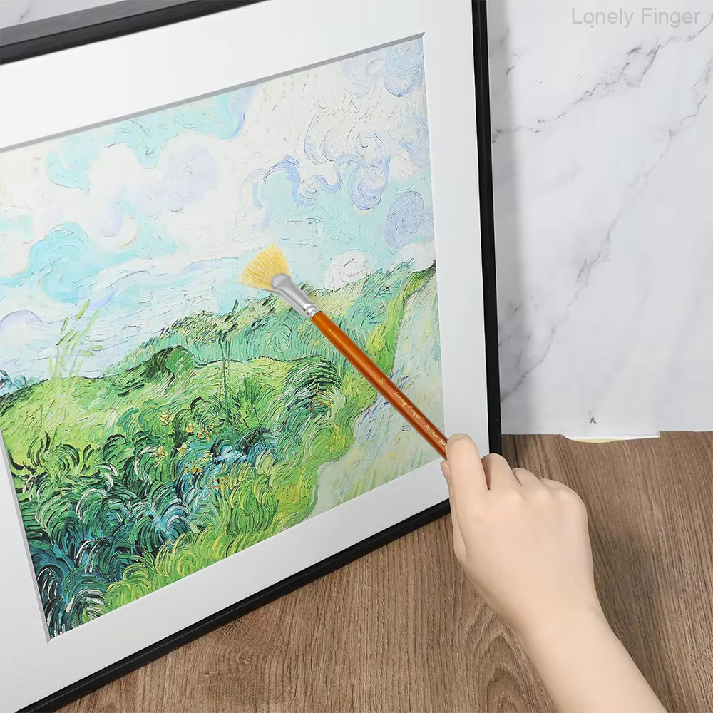 Pinceau en éventail pour peinture