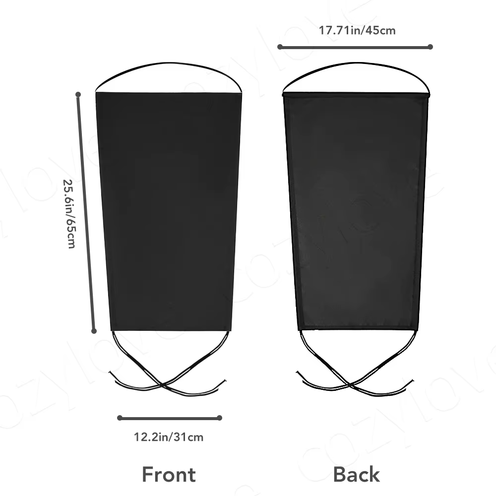 Pare-soleil universel pour poussette bébé |   Auvent de protection UV UPF 50+, coupe-vent et imperméable, s'adapte à la plupart des poussettes