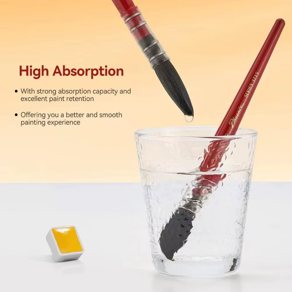 Lightwish – ensemble de pinceaux pour aquarelle