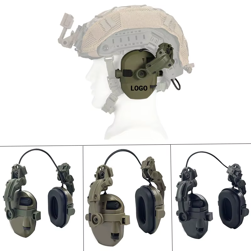 Casque tactique casque réduction du bruit capteur sonore tir Protection auditive cache-oreilles Airsoft CS casque pour Wendy rapide