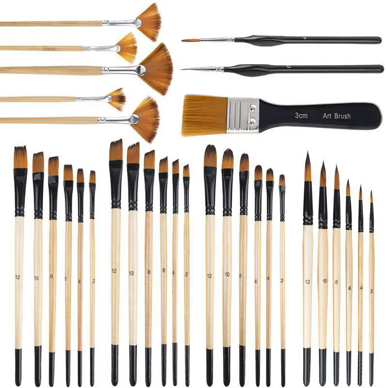 Ensemble de pinceaux professionnels pour artistes