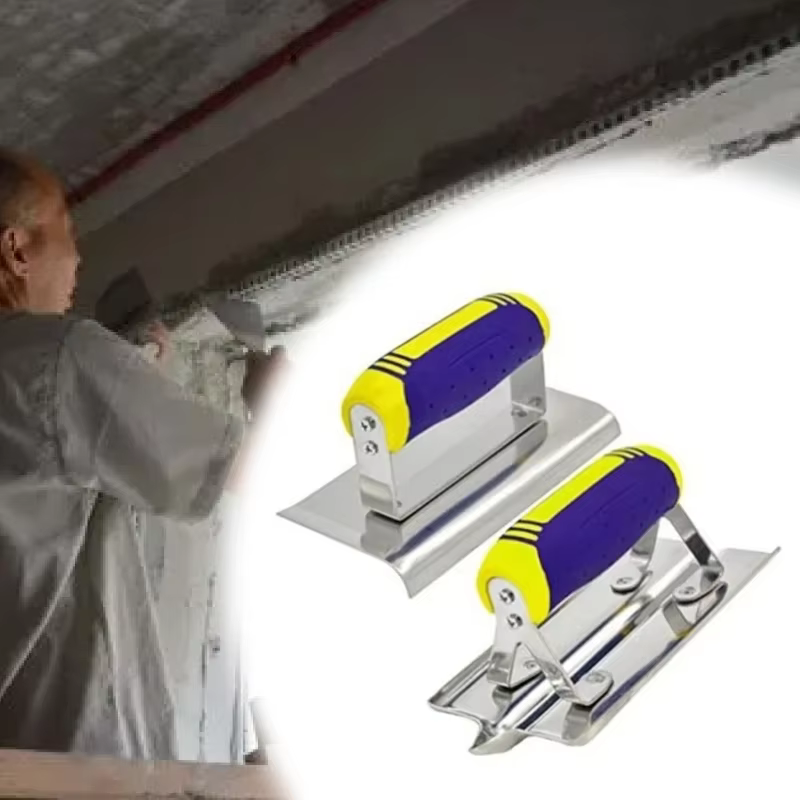 2 pièces Truelle de plâtrage en acier inoxydable