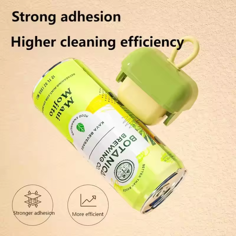 Rouleau anti-peluches portable et lavable, réutilisable, pour enlever les poils d'animaux et la poussière des vêtements, idéal pour la maison et les voyages, outil de nettoyage super adhésif