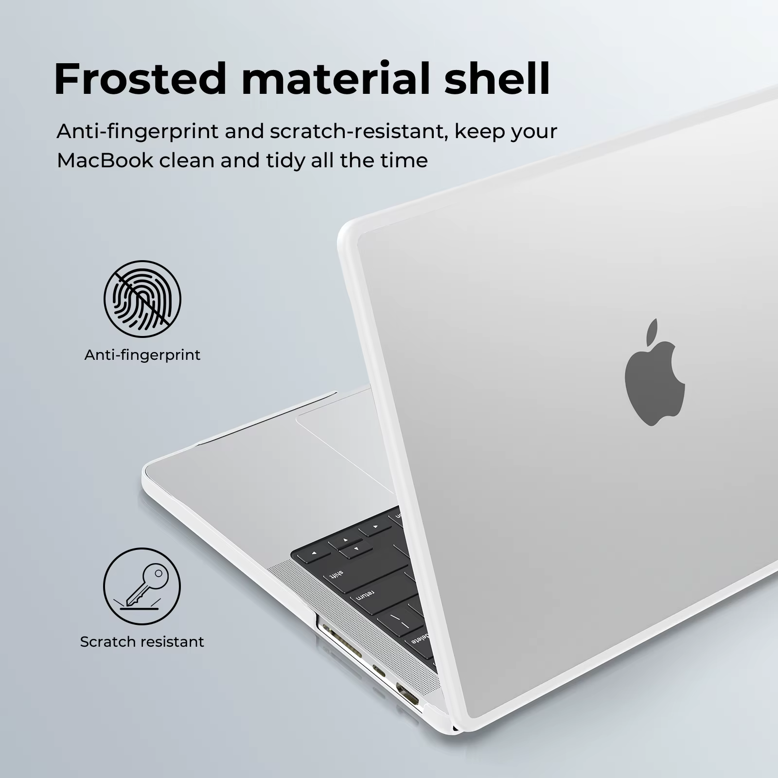 Coque Anti-fissure pour MacBook Pro 14 pouces, 2025-2021 M4 M3 M2 M1 Pro/Max, Protection d'angle, coque rigide en TPU souple