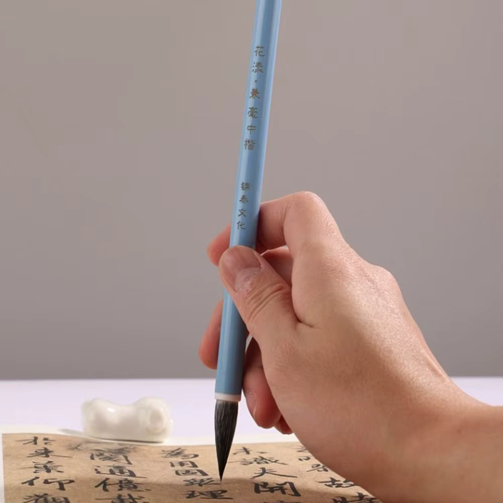 Pinceau de calligraphie chinoise d'interconnexion à l'huile