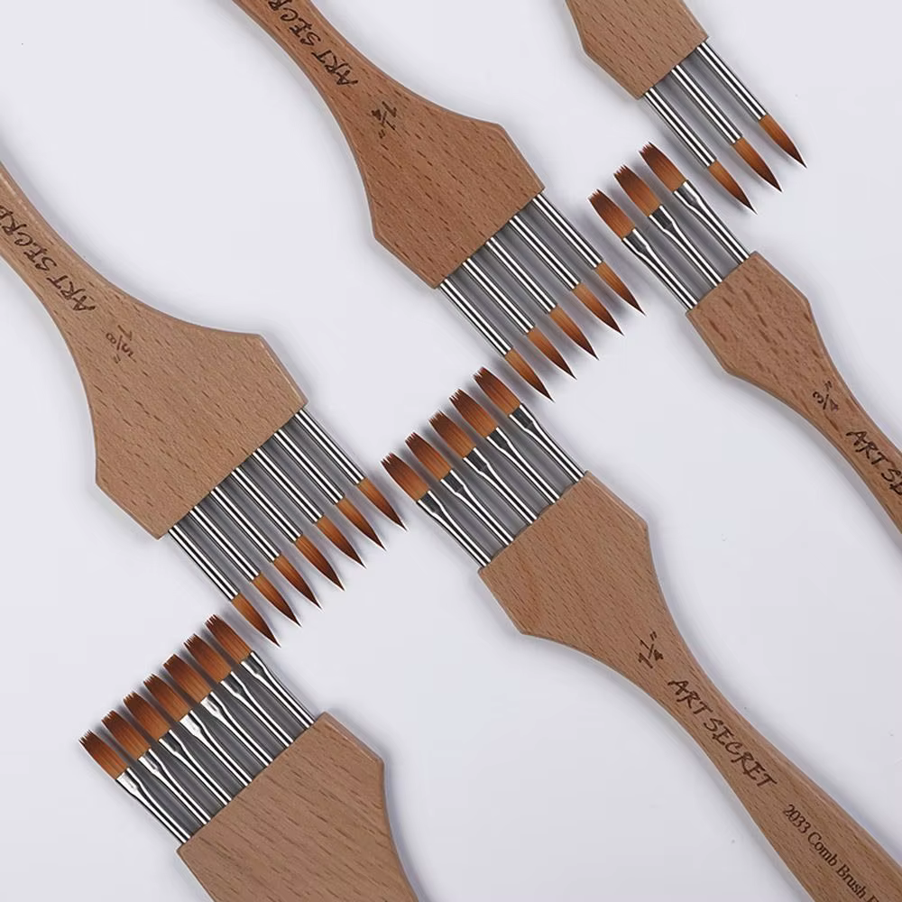 Brosse à Peigne Rond et pio à Dents Multiples