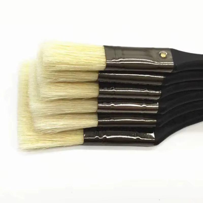6 pièces/ensemble, brosse à poils de haute qualité pour peinture