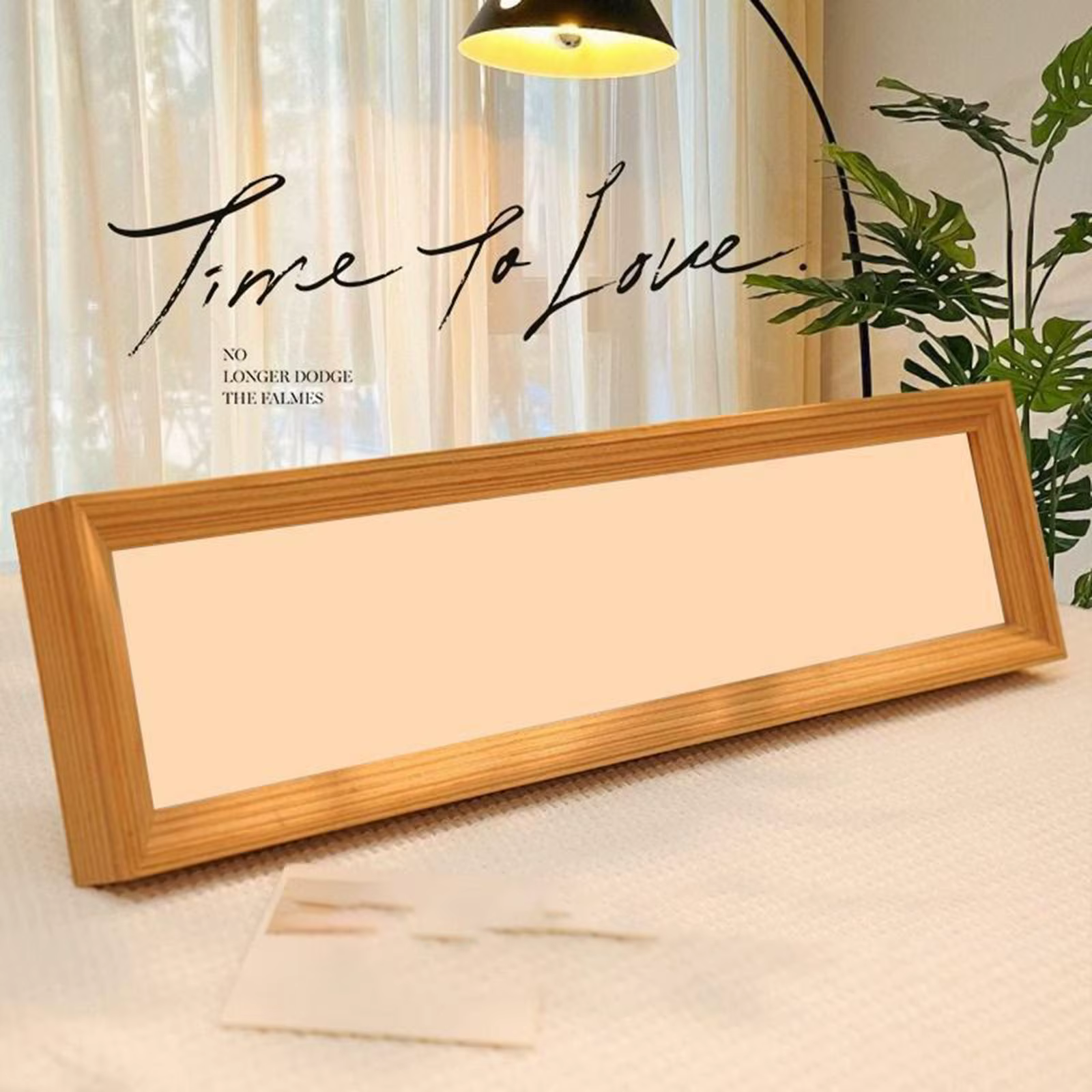 Cadre de peinture en bois rectangulaire