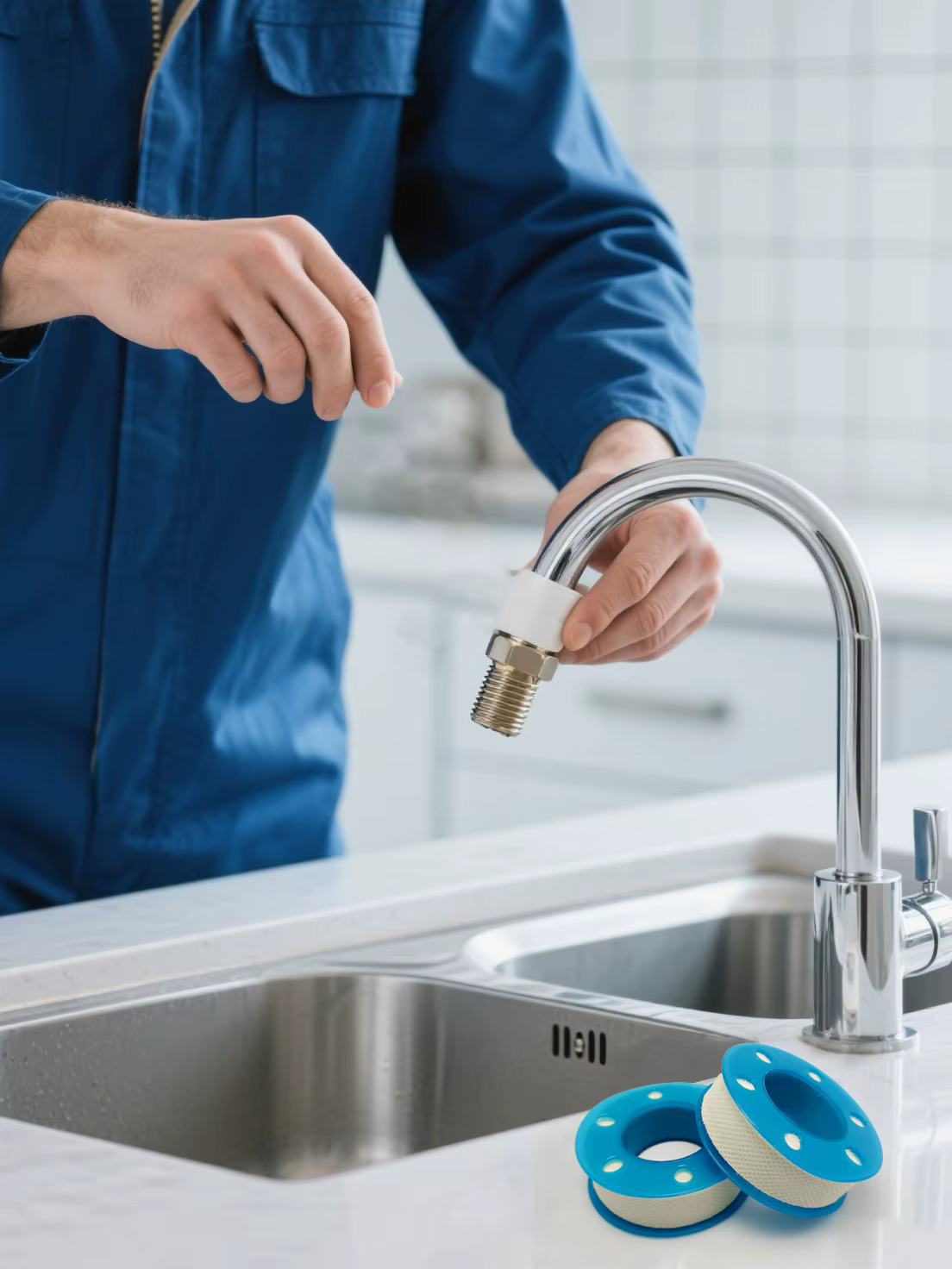 Ruban d'étanchéité pour tuyaux en PTFE