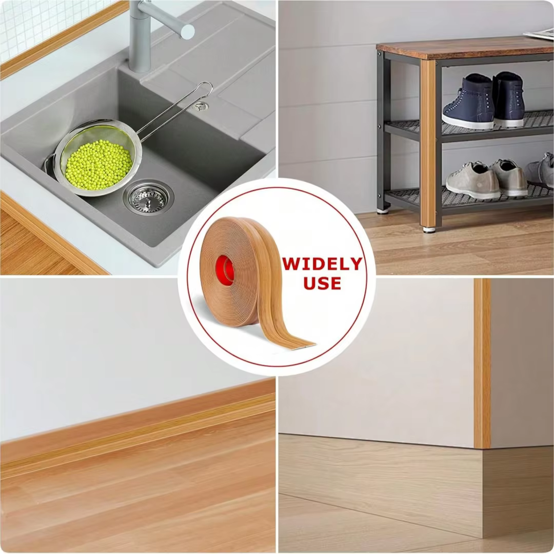 1 pièce de protection d'angle mural auto-adhésive flexible de 3 mètres x 2 cm