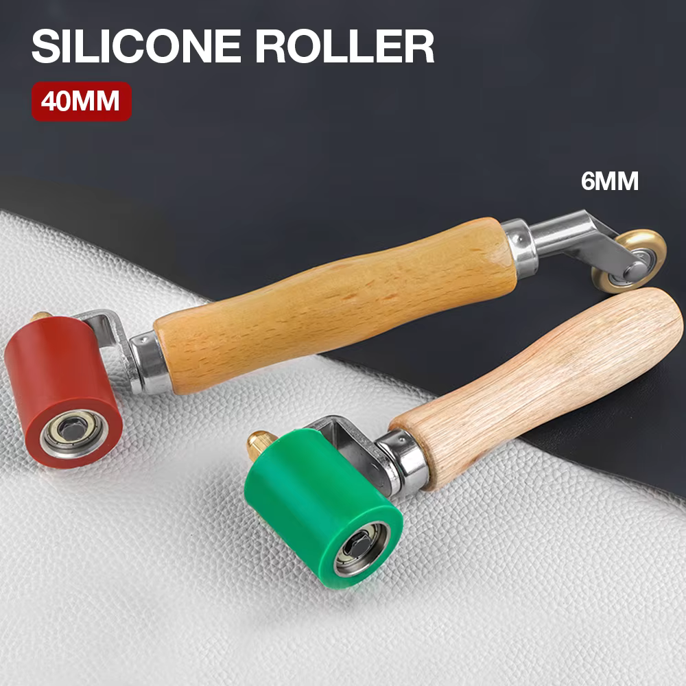 Rouleau de pression en silicone de 40 mm