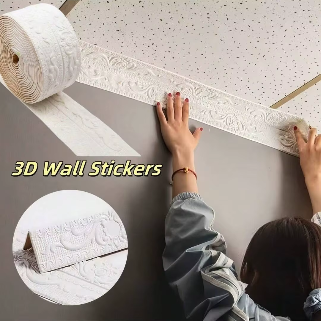Bande autocollante murale auto-adhésive pour décoration de plafond