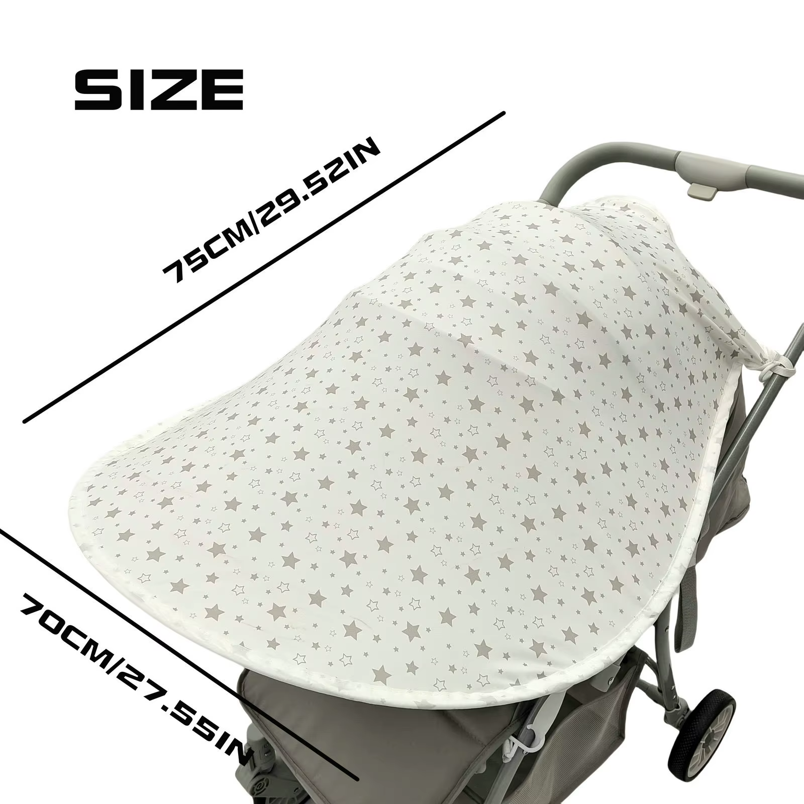 Pare-soleil universel pour poussette de bébé, protection solaire complète, protection contre les rayons ultraviolets, parapluie solaire pour poussette d'enfant