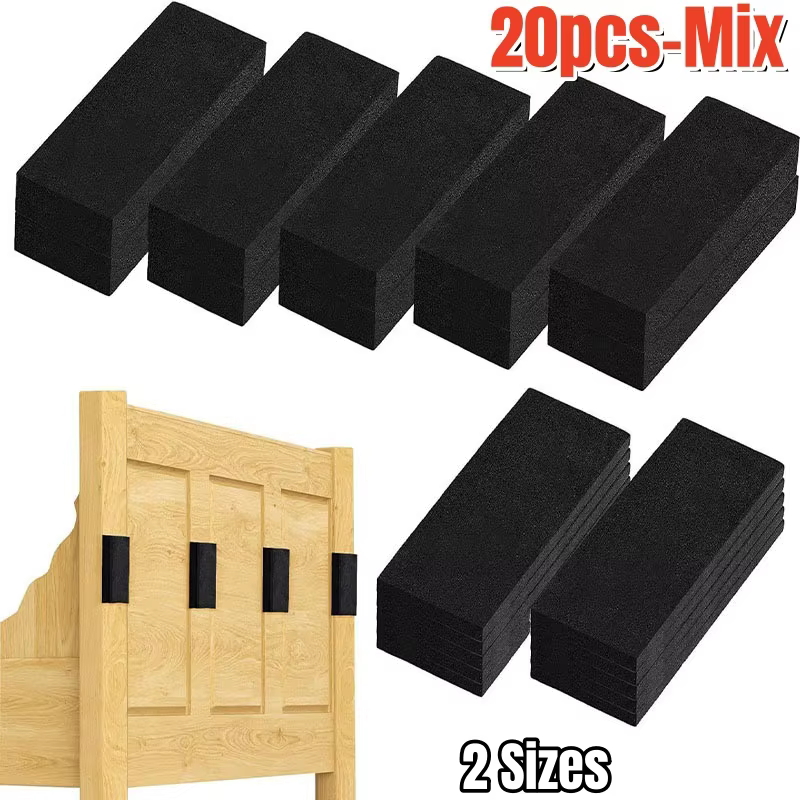 Lot de 20 protections murales adhésives double face en mousse EVA, idéales pour la protection contre les chocs des canapés, bancs et murs, et les coussinets anti-vibrations.