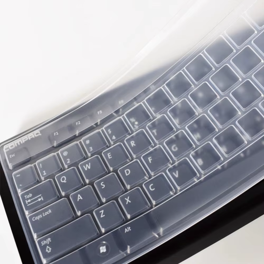 Film de protection universel en Silicone pour clavier, couverture transparente pour ordinateur de bureau, Gel de silice, bosse Concave pour clavier