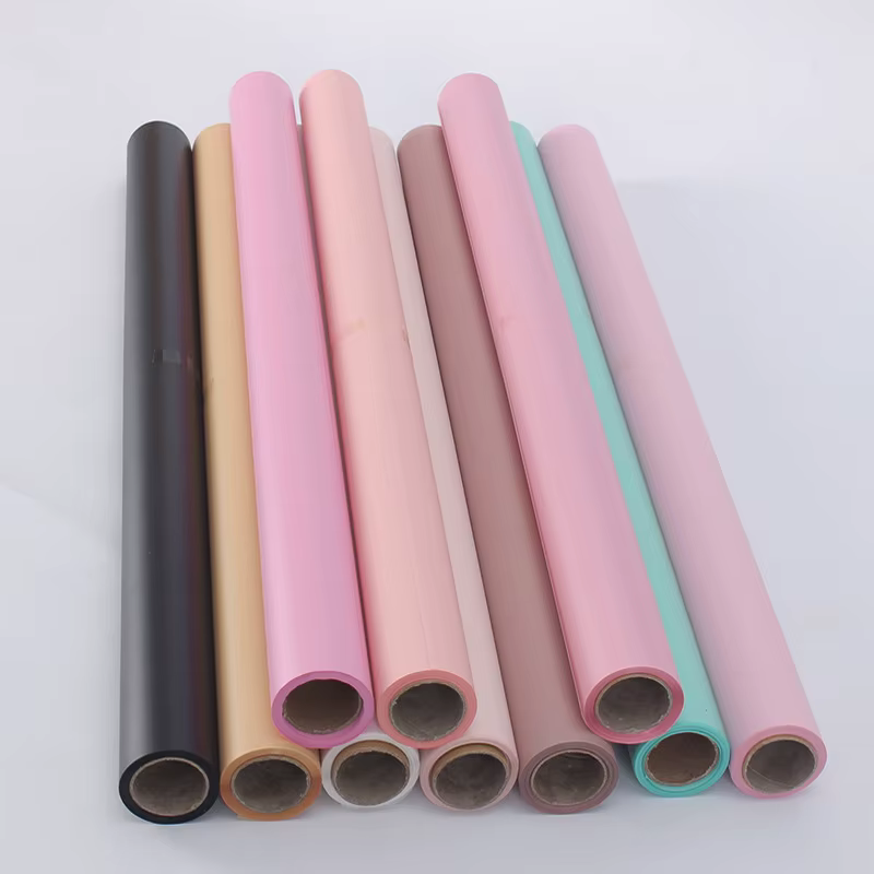 Rouleau de papier d'emballage de fleurs, papier translucide imperméable, ruban coréen pour bricolage, fournitures d'emballage de fleurs, 22,8 pouces x 11yd