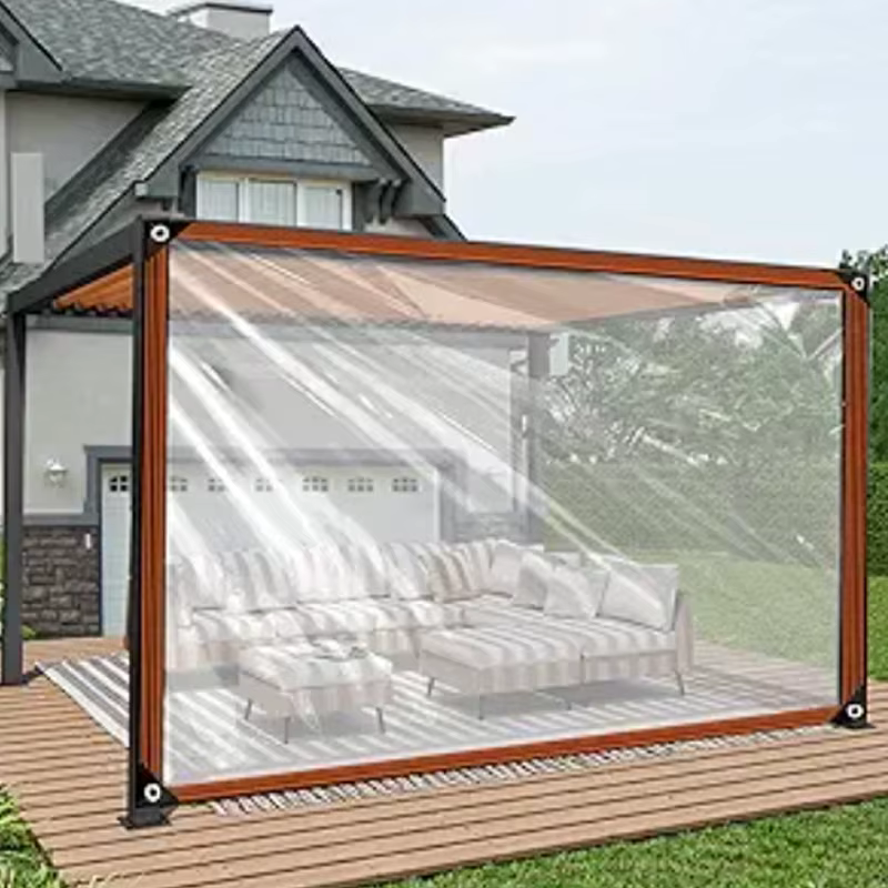 Bâche transparente épaisse et imperméable