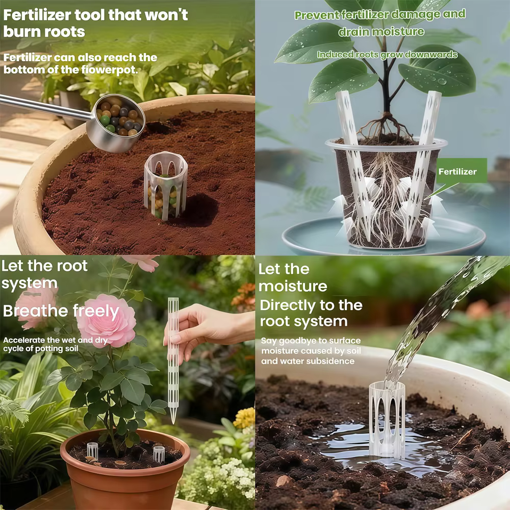 Tuyaux de drainage pour éviter la pourriture des racines et améliorer la circulation de l'eau, adaptés à une utilisation intérieure et extérieure, ventilation des racines des plantes, 10/20 pièces