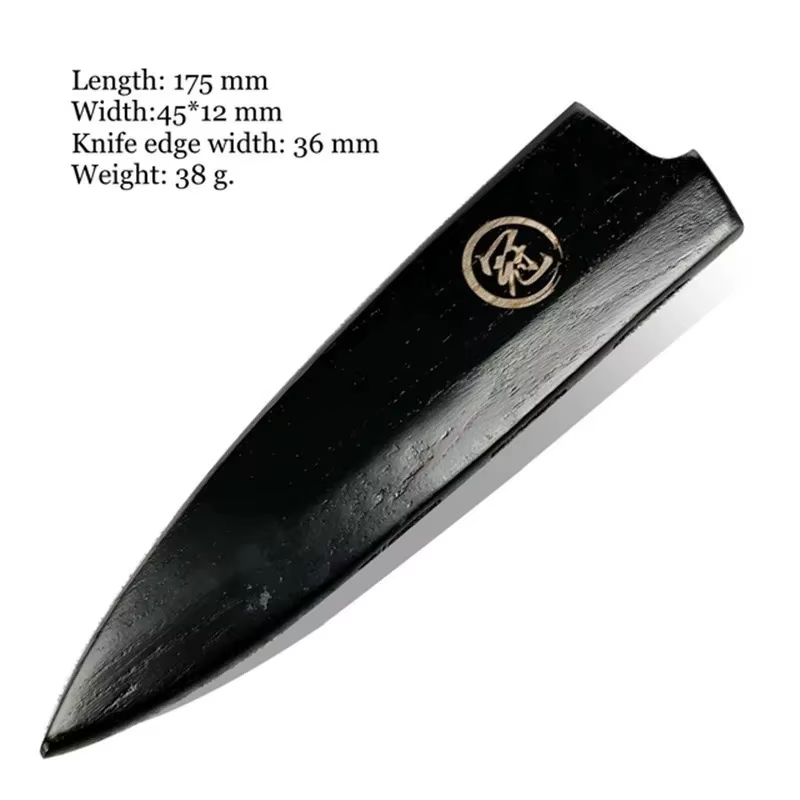 Gaine de couteau de cuisine de Chef japonais, fourreau Portable universel en bois, couvercle de protection de lame de couteau, étui de protection des bords