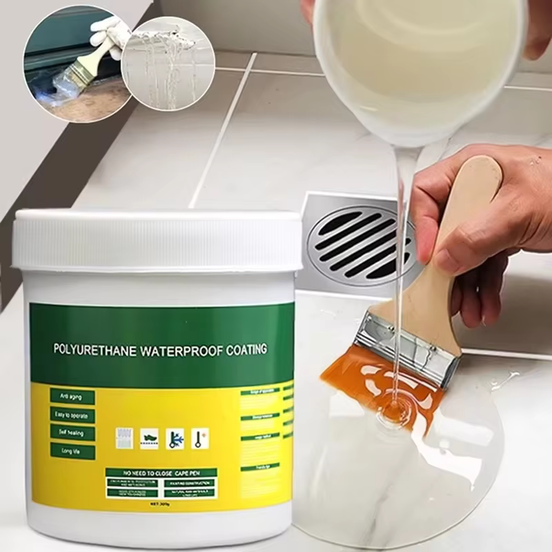Pâte invisible de liaison de bain de revêtement imperméable transparent