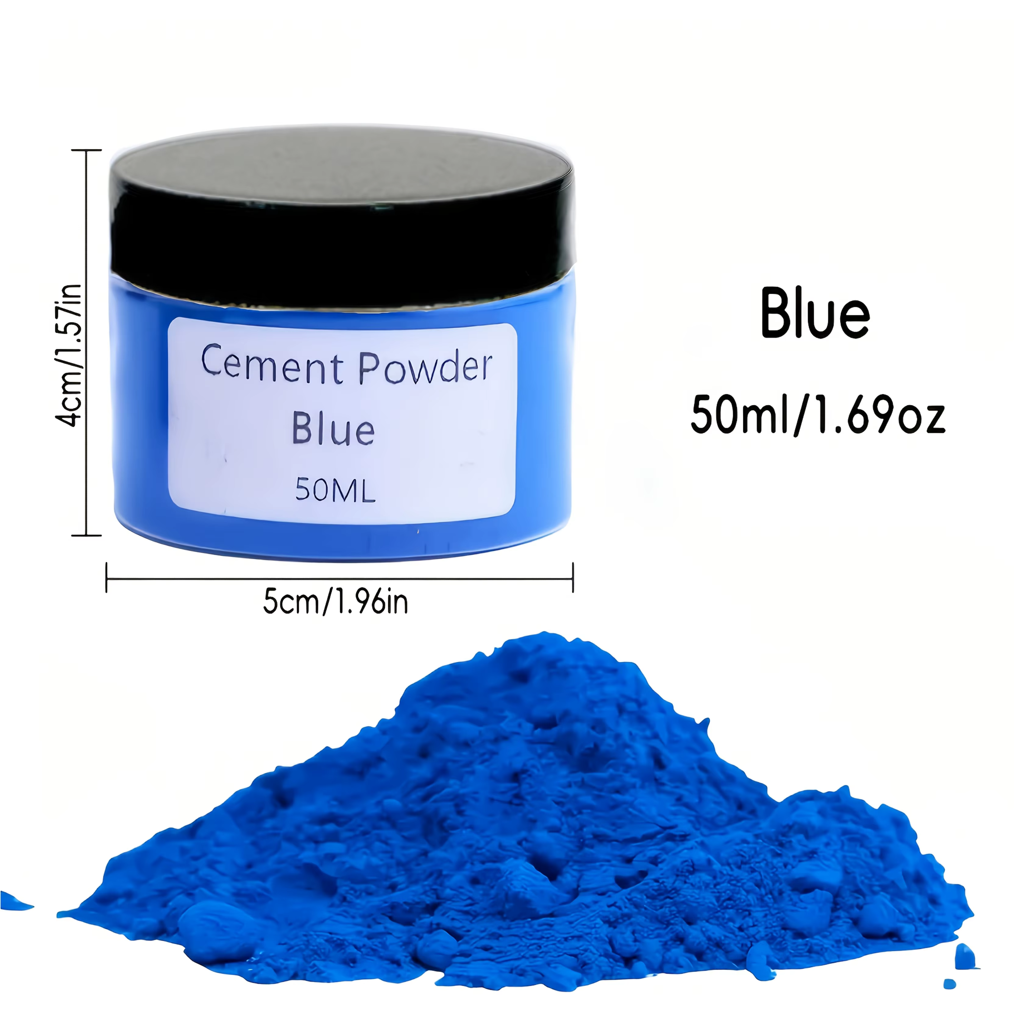 Ensemble de pigments en poudre pour ciment et gypse