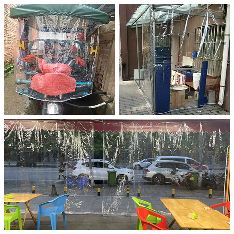 Bâche transparente en PVC