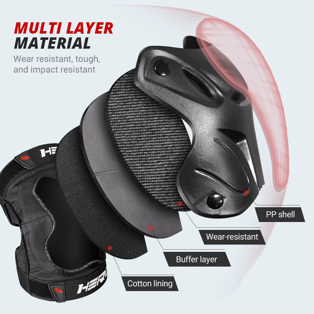 Protection des genoux et des coudes pour moto, équipement de protection des jambes pour quatre saisons, équipement de protection pour la conduite en plein air, 2 pièces