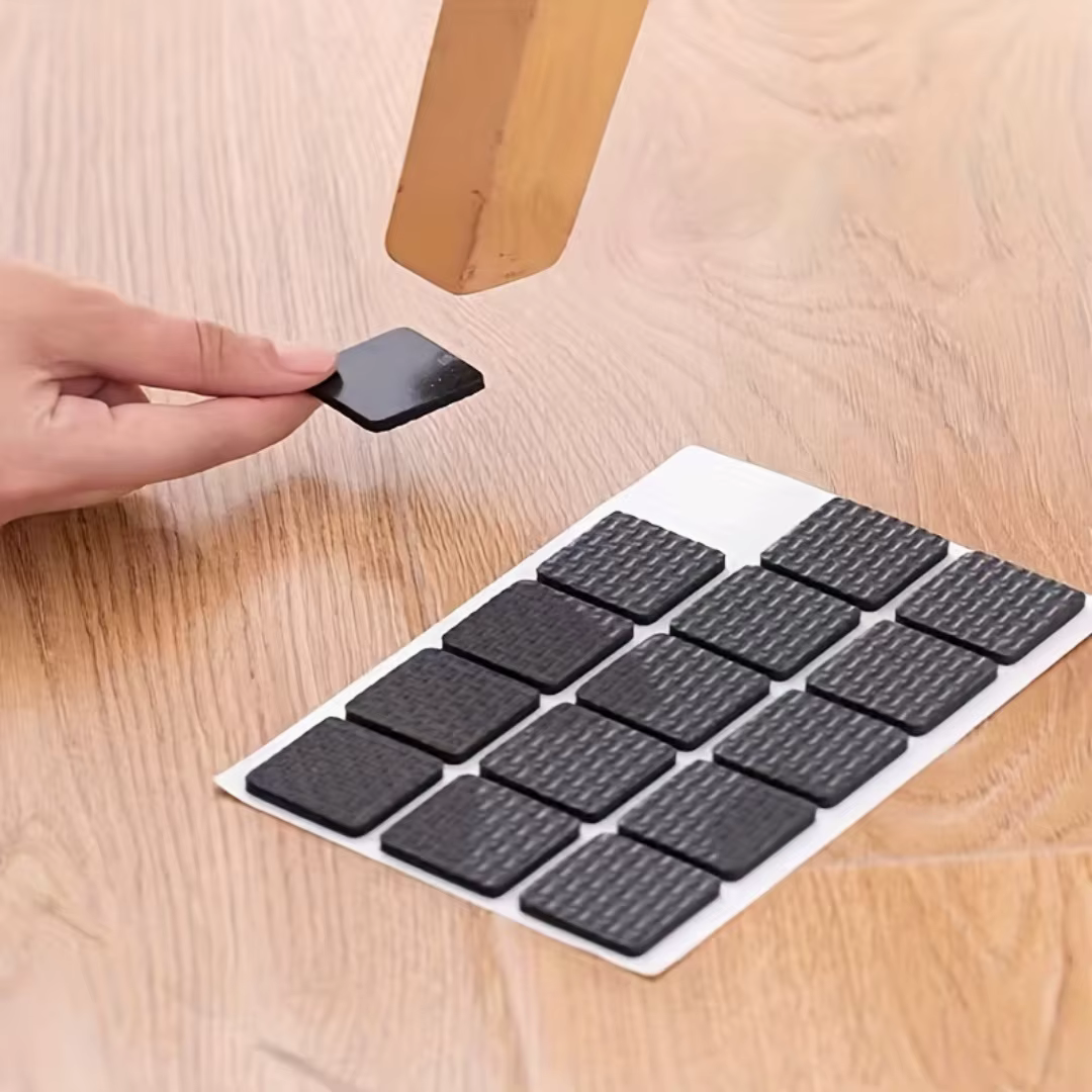 Protections de sol autocollantes pour pieds de chaise, coussinets en caoutchouc épais antidérapants et silencieux pour pieds de table, de canapé et de meubles, tapis anti-rayures