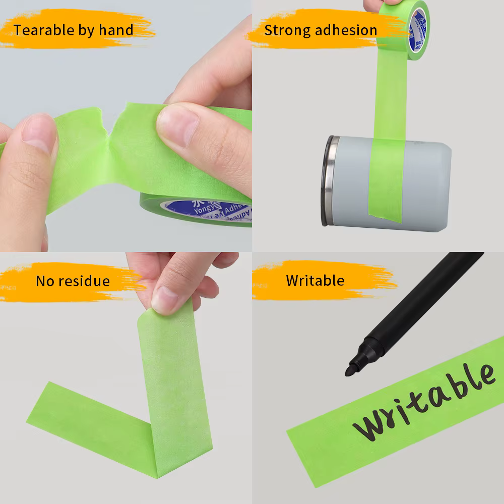 Ruban de peintre multi-surfaces vert 10/20/50m
