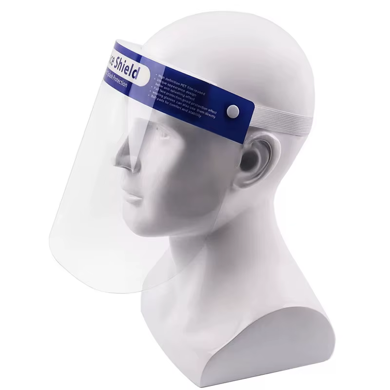 Masque de protection dentaire jetable Transparent double face, Anti-salive, Anti-éclaboussures, protection des yeux, visage complet, visière de protection pour dentiste