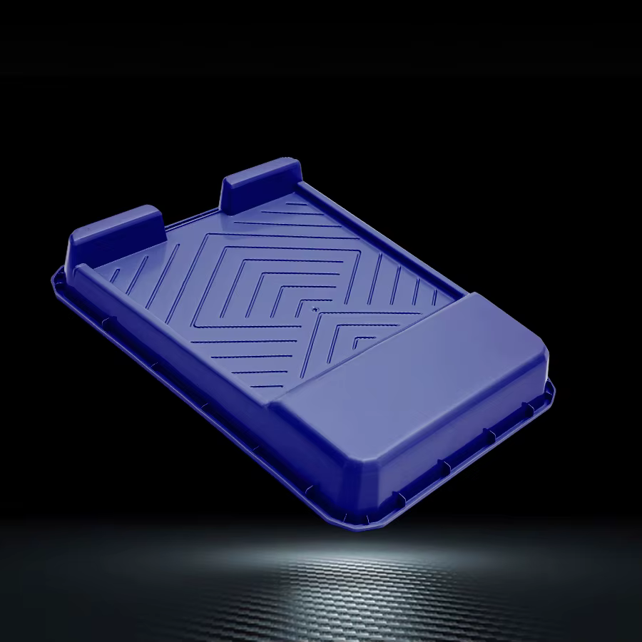 1 plateau à peinture en plastique de 9 pouces + 10 plateaux transparents pour un changement de couleur facile