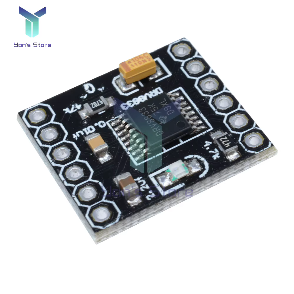 DRV8833 Module d'entraînement de moteur 1,5a double pont H carte de contrôleur de pilote de moteur à engrenages cc pour Arduino