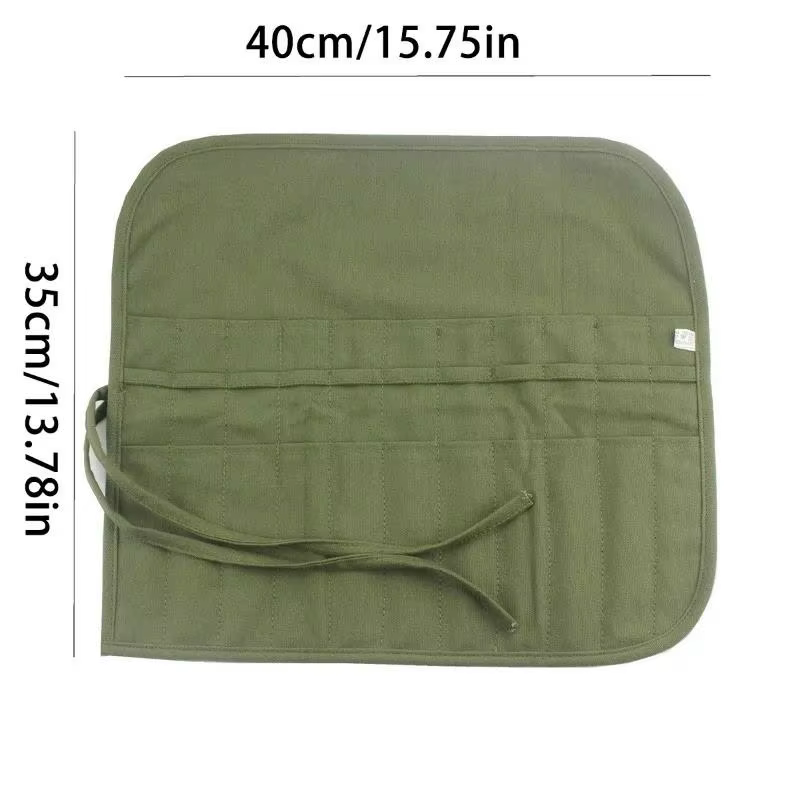 Sac de rangement pour pinceaux d'artiste, étui à rouler pour crayons, aquarelles, toiles, peintures à l'huile, organiseur de pinceaux de maquillage