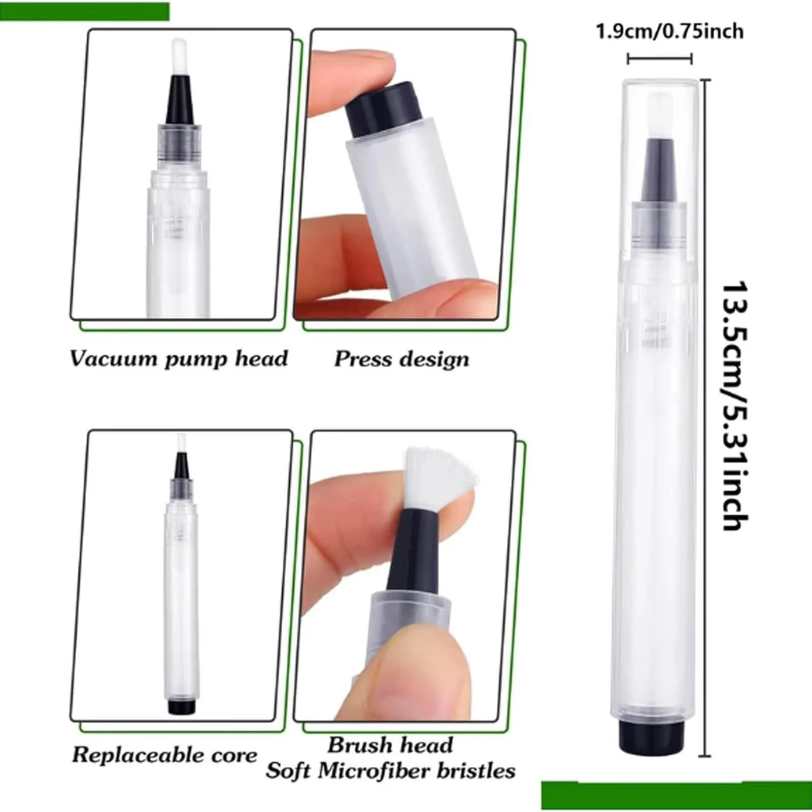 Stylo de peinture de retouche rechargeable