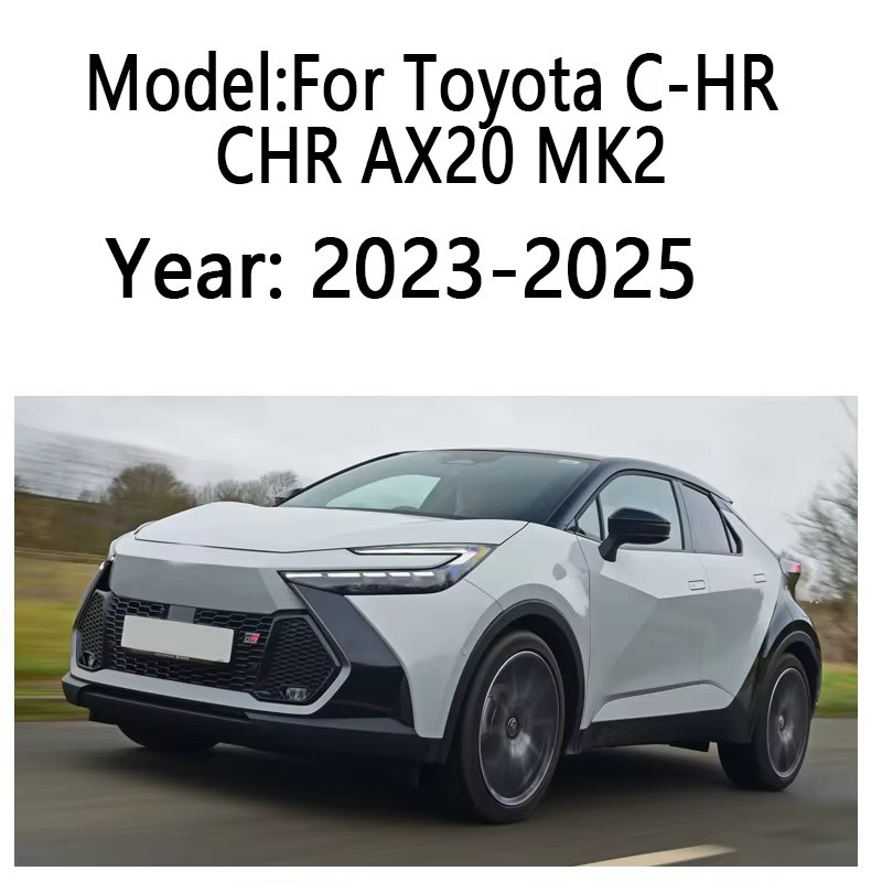 Couverture de coffre de voiture pour Toyota C-HR CHR AX20 MK2 2023 – 2025, plateau de bagages, rangement, bouclier de sécurité, cloison, accessoires automobiles