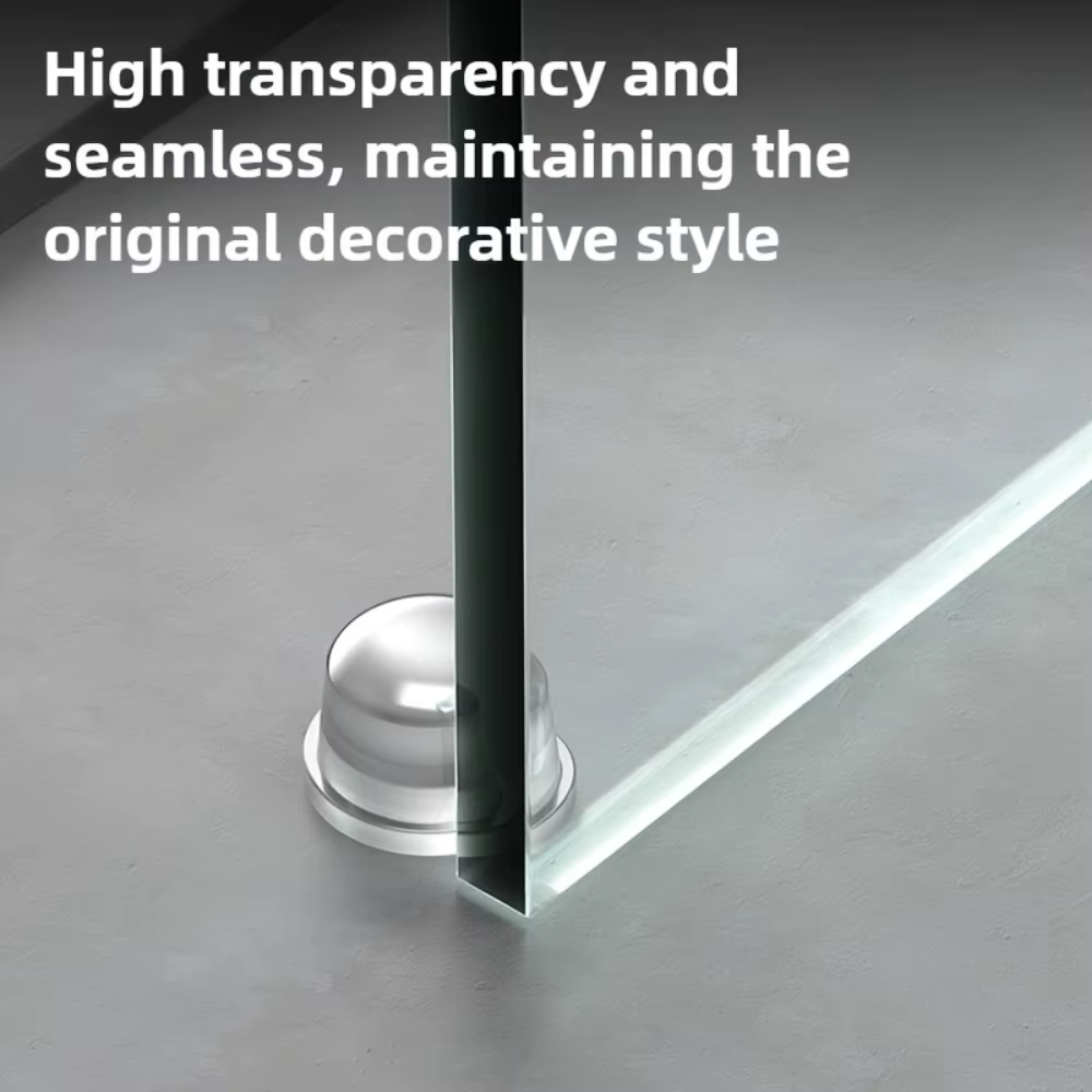 Butoir de porte en Silicone Transparent
