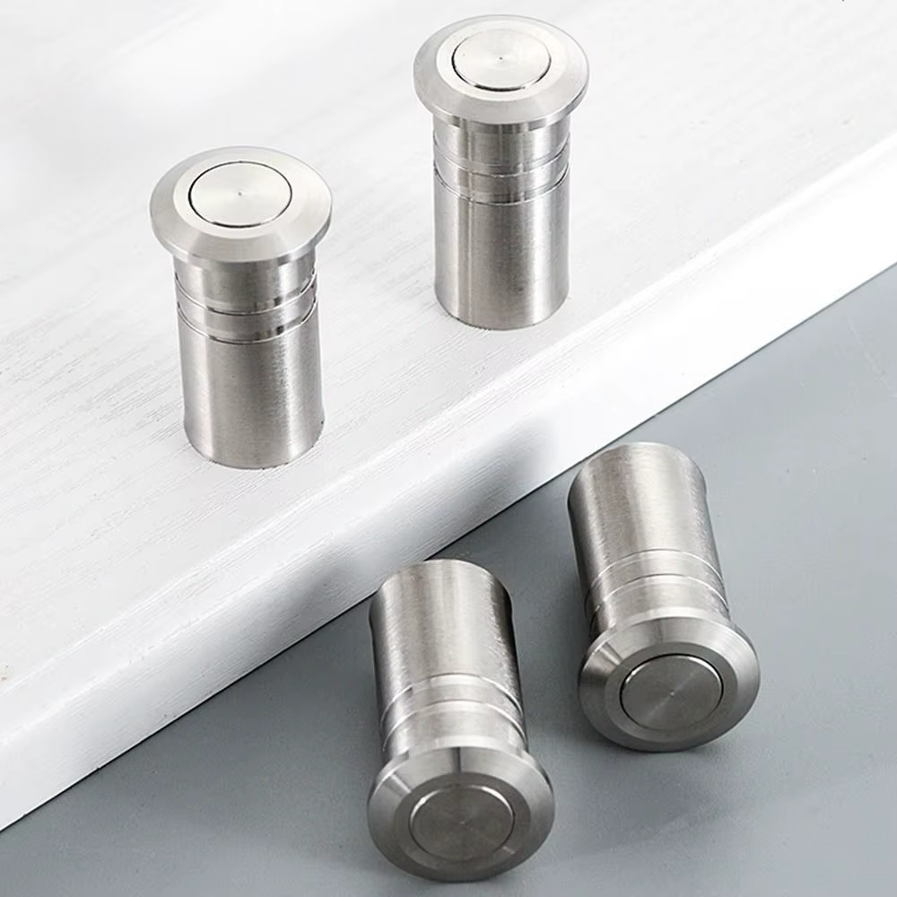 Couvercle de boulon de porte en acier inoxydable