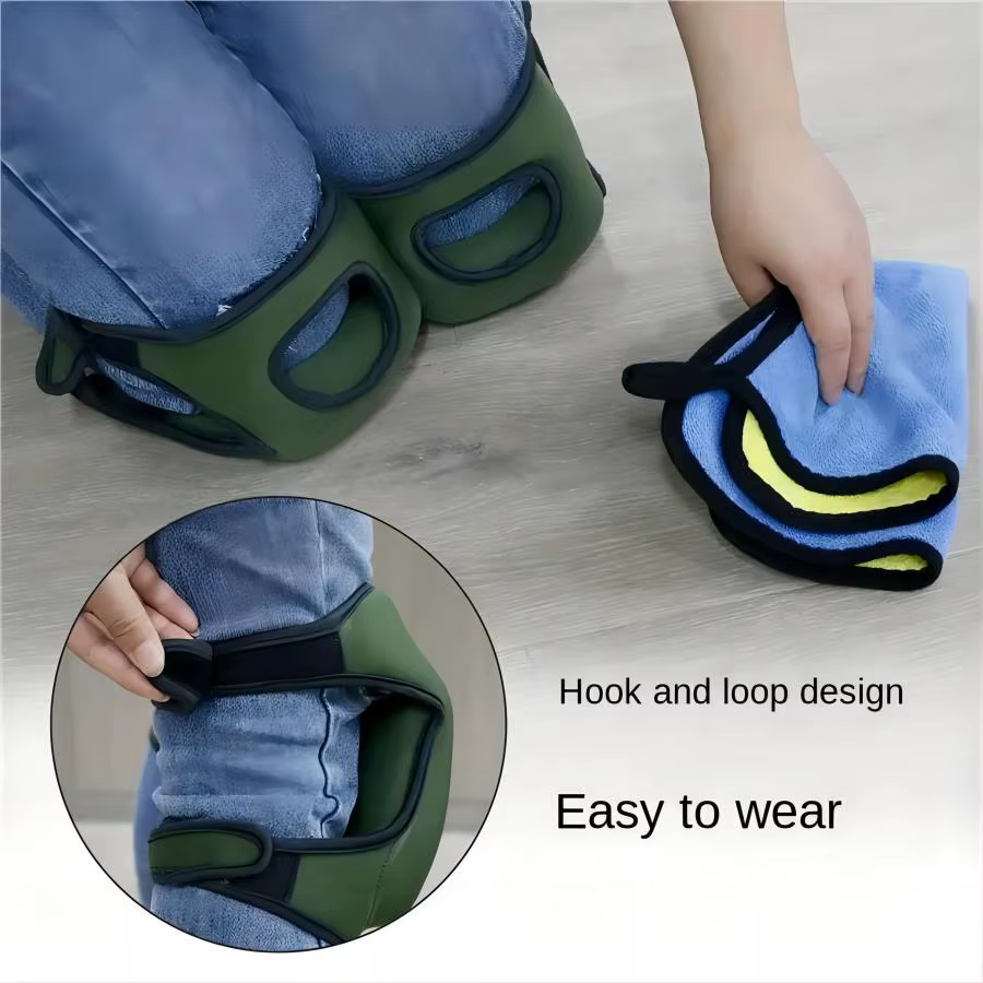1 paire de genouillères de jardinage antidérapantes, coussin de protection, genouillères souples pour jardinier, travaux de nettoyage, nettoyage des sols