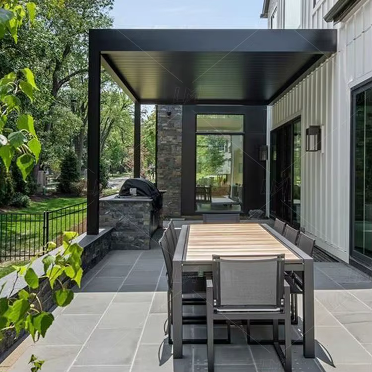 Pergola 3x6m support incurvé