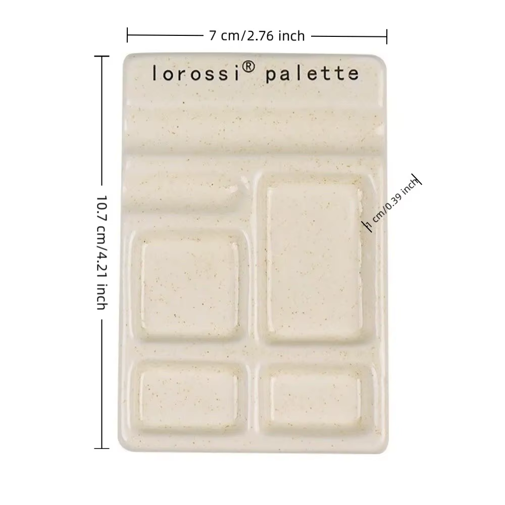 Palette de peinture en céramique portable